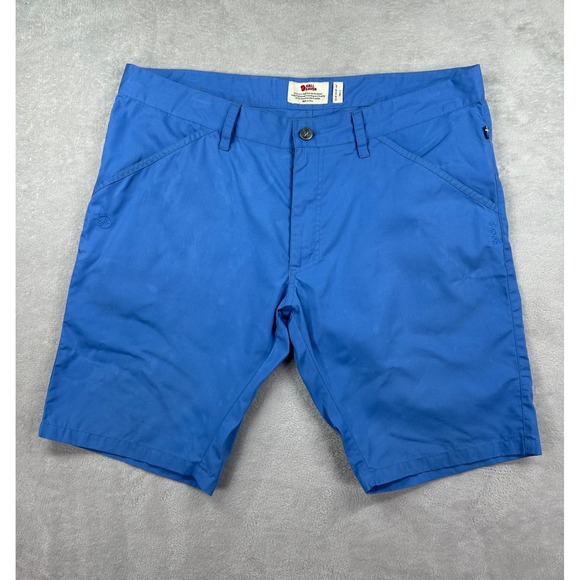 Fjallraven G-1000 Shorts Mens EU50 US33-34 Blue Outdoor Hiking Ripstop Camping - Picture 1 of 15